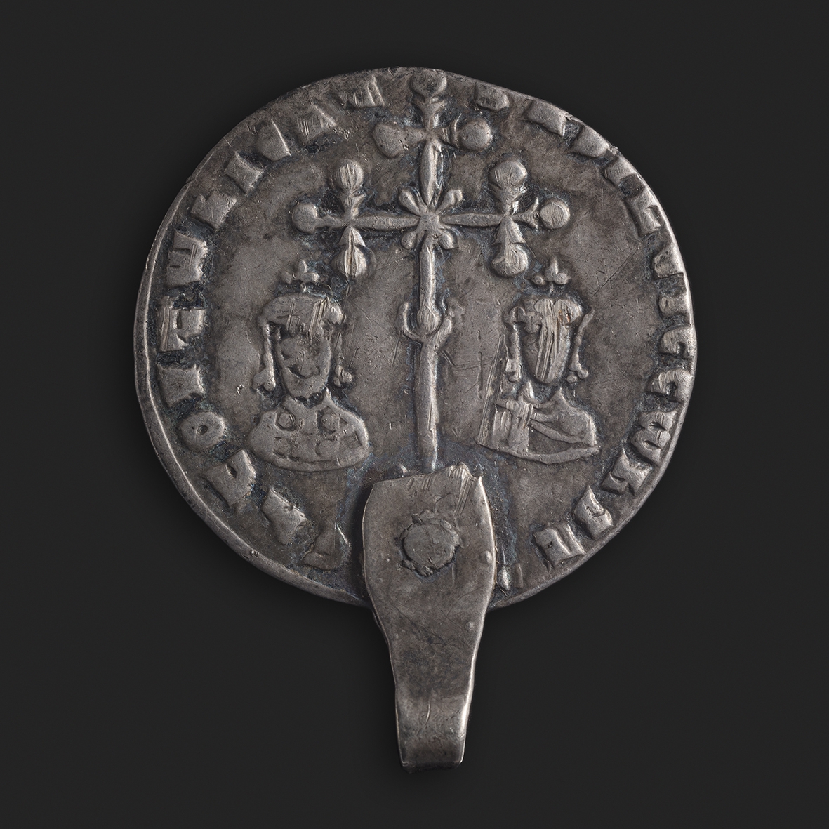 Byzantine miliaresion used as a pendant