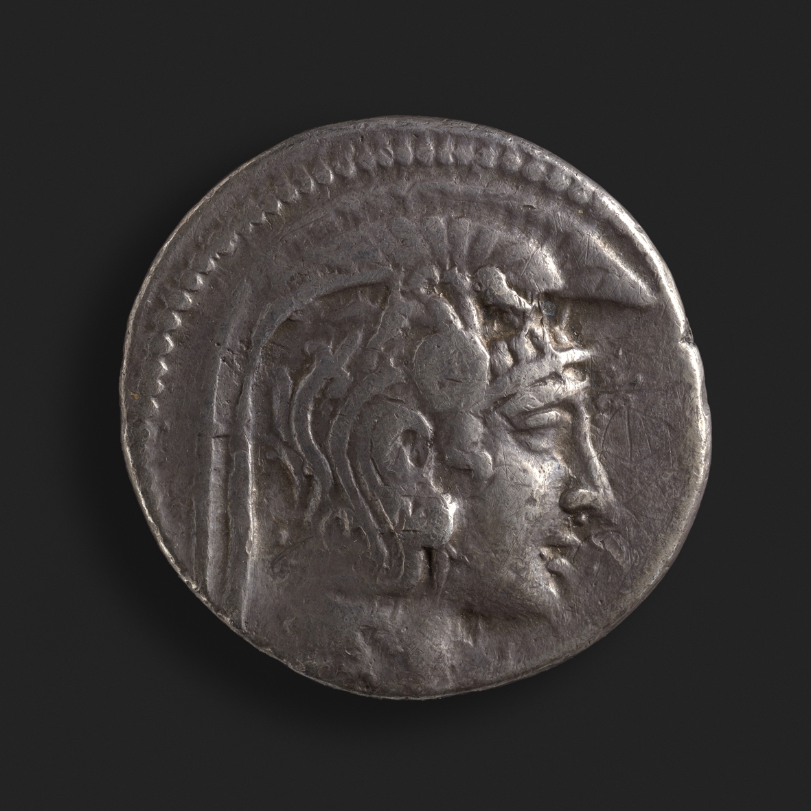 Tetradrakma roomalaisaikaisesta Ateenasta