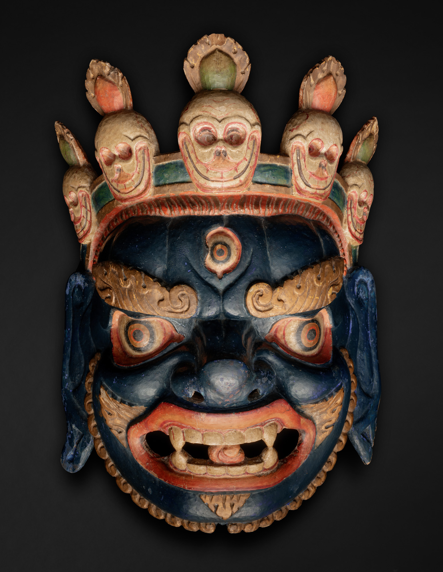 Ritual mask from Tibet